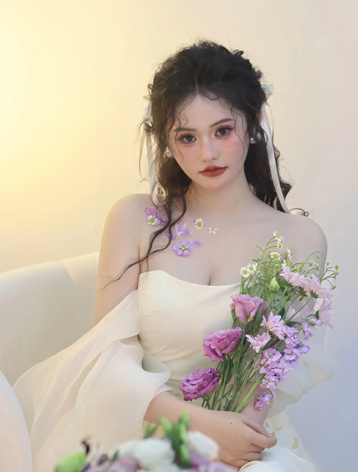 甜美新娘妆造