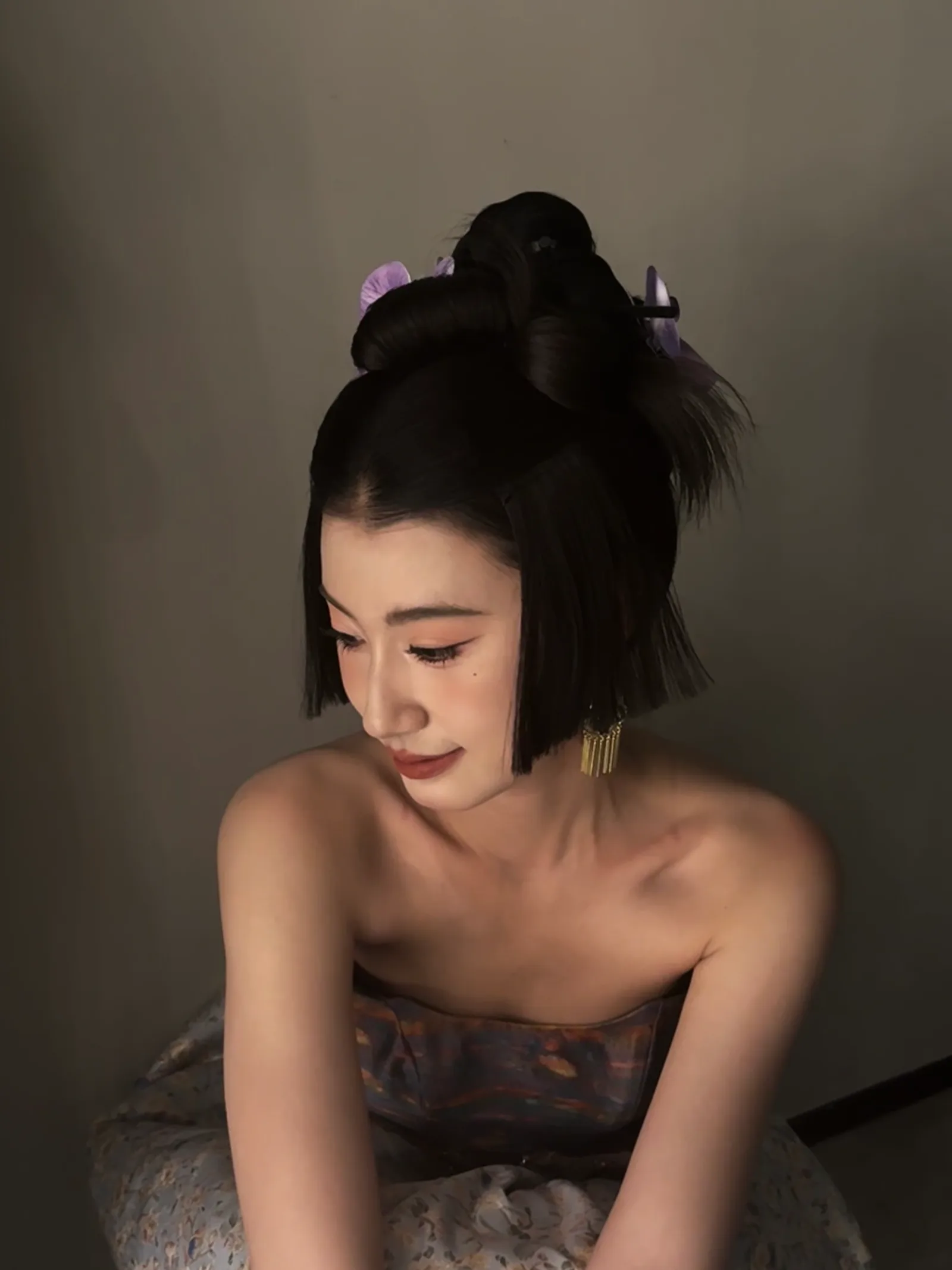 黑色晚宴妆造